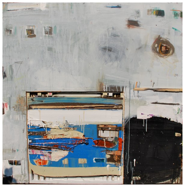 "Howell" 2015 48" x 48" Mixed Media